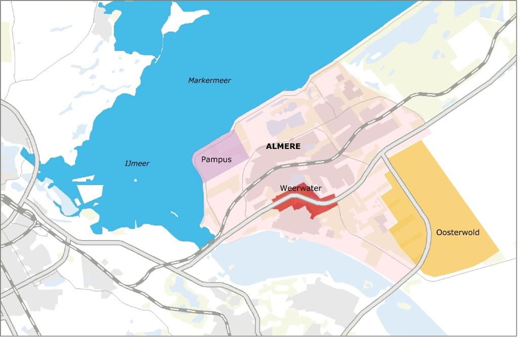 worden van de eventuele aanleg van een IJmeerverbinding of een HOV-as in Almere.