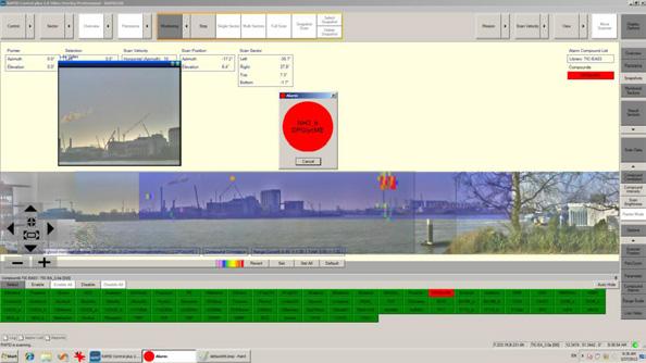 Bruker Weergave software in standaard mode Weergave in video overlay mode De RAPID kan