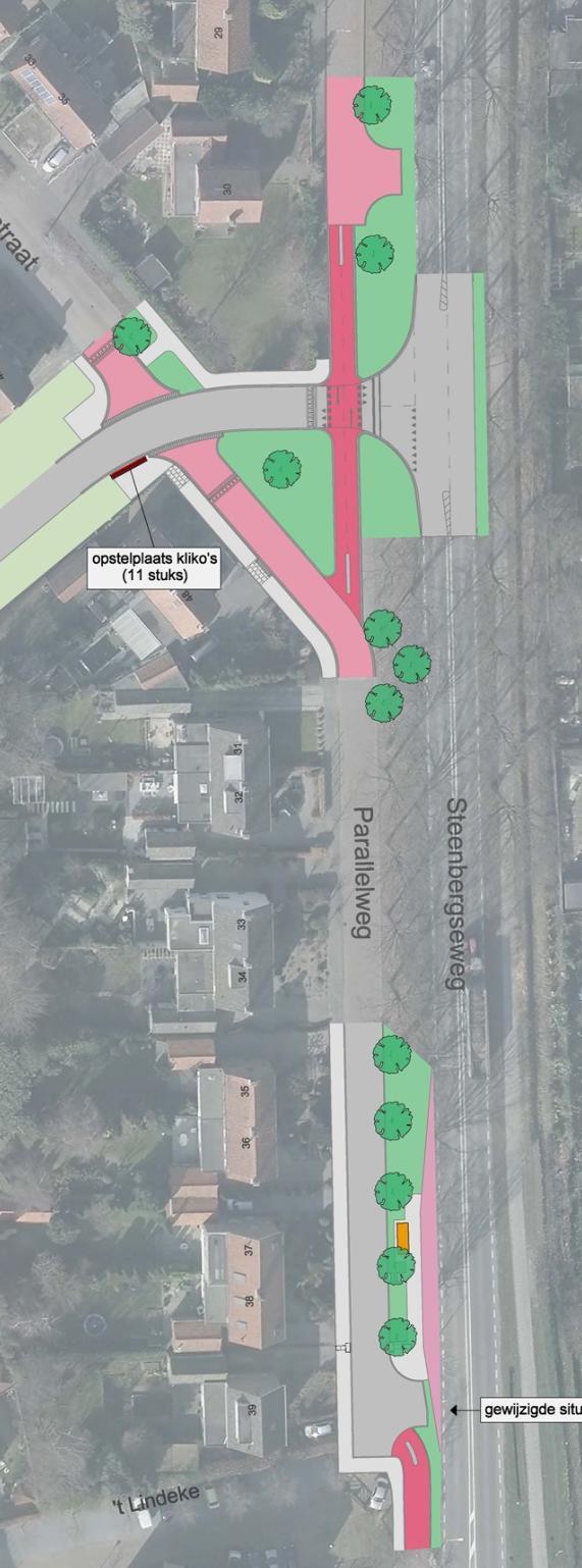 Parallelweg Bereikbaarheid woningen tijdens uitvoering L.