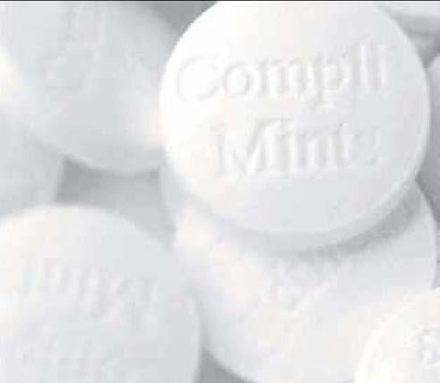 Compli mints in een blister Houdbaarheid : 36 maanden Levertijd : ca.