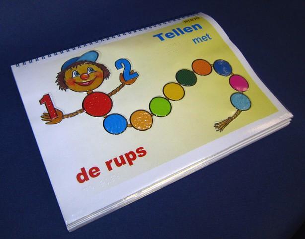 020001670 Tellen met de rups, boekje om spelenderwijs de