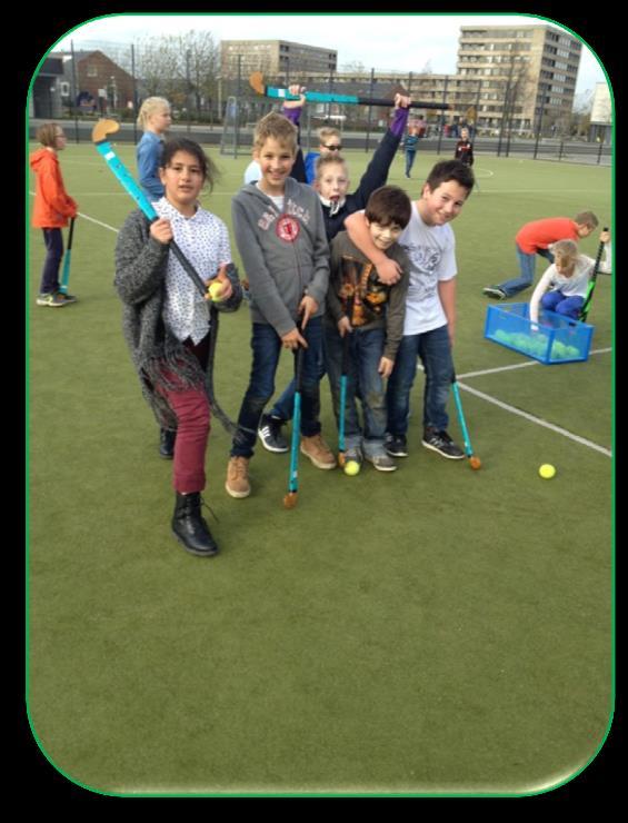 Deze twee spelen zelf hockey en wilde de klas graag nog het een en