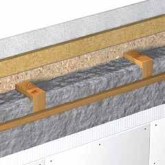 dampremmende folie ➐ Regelwerk (binnenzijde) ➑ Gipsplaten Dikte isolatiemateriaal = 140-300 mm k-waarde dakconstructie = 0,24-0,12 W/(m K) ➋ Dikte