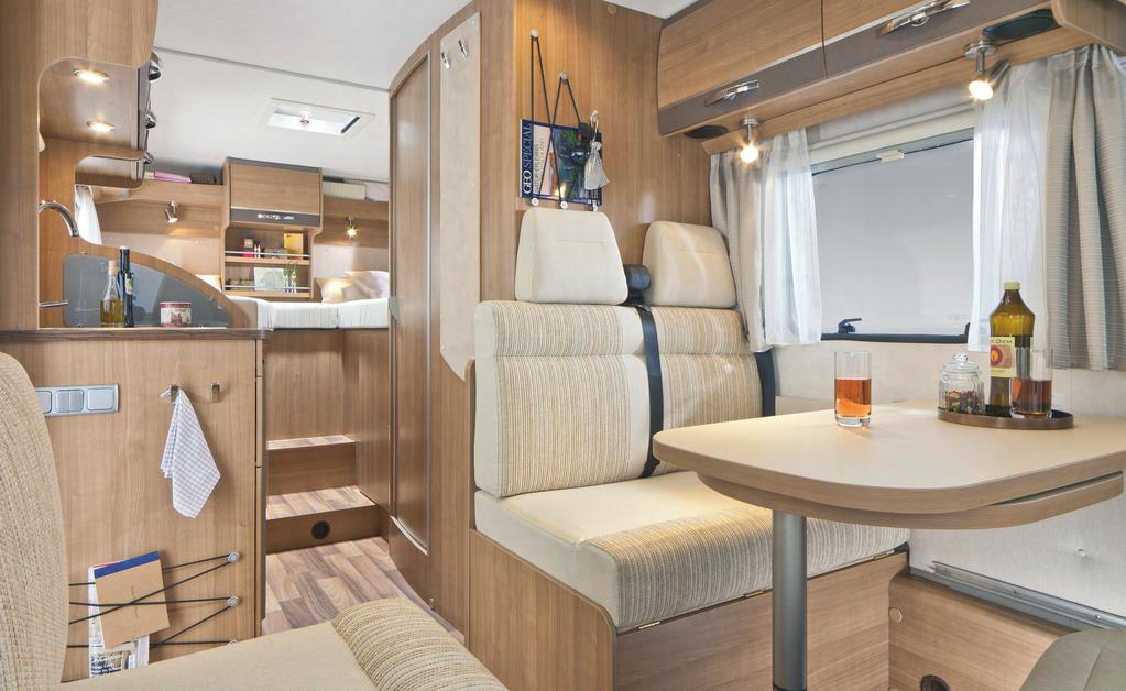 Hymer Van & Exsis-i Premium 50 Interieurcomfort De perfecte afstemming van de kleuren en