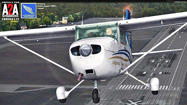 De A2A Cessna 172 wordt over de hele wereld gebruikt als trainer en we zullen hem later in de serie uitgebreid behandelen. die met onze besturing op te vangen.