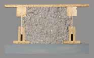 betonvloer terug uitgevlakt wordt met overgedimensioneerde houten balken, daar is onze structuur met de vloergeleider van toepassing.