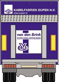 Eupen onderweg Transportbedrijf Van den Brink, buurbedrijf in Zeewolde, bezorgt al sinds jaar