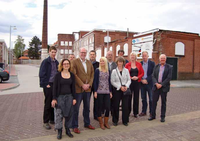 STER-team Phaff Wijnfabriek te Winschoten, achter v.l.n.r.: Maarten Vieveen, Henk Huisman, Hendrie Pannekoek, Dirk Johan Annema, Jan de Wit, Tineke Abelen, Bate Boschma, Wim Veldhuizen.