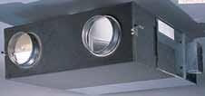 UTZBX0A UTZBD100A Normale ventilatie en ventilatie met warmteterugwinning Ventilatie met warmteterugwinning Bij het koelen of verwarmen van een ruimte, wordt de afgevoerde energie gerecupereerd door