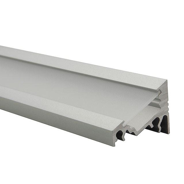 PROFILO C Aluminium profiel a-symmetrisch Geschikt voor LED strips max.
