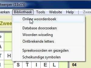 000 woorden) Woorden wisseling (maakt woorden met alleen alle letters van het trefwoord) Ontbrekende letters (zie Fig.