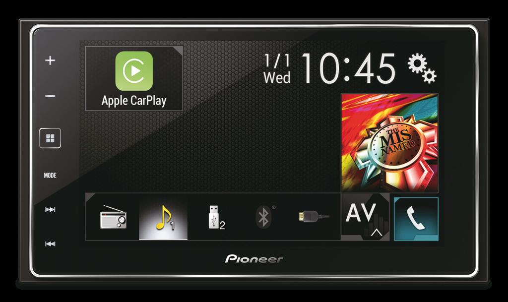 CAR PREVIEW 2014-2015 TUNER TOTALE APP-CONTROLE Met de SPH-DA120 staat je smartphone centraal vooraan, waardoor je de apps rechtstreeks op het grote, capacitieve touchscreen kan bedienen.