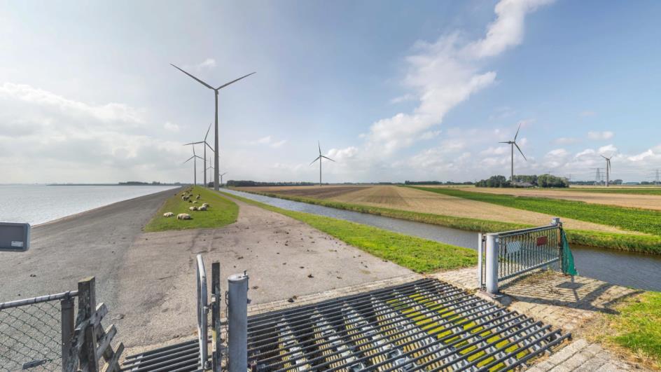 Landschappelijke inpassing Afbeelding 6 laat zien hoe het toekomstig landschap eruit ziet na de toevoeging van de windturbine in het projectgebied.