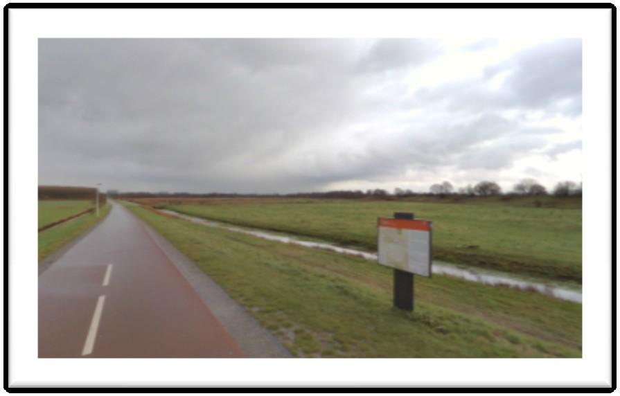 Locatie Heidijk - Moerputtenweg In berm bij informatiepaneel Paal