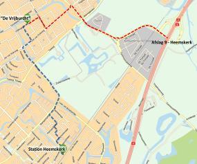 om 12.22 uur bus 13 [Kersenboogerd-Rondeelstraat]; uitstappen halte Unjepad Zwaag; nog 9 min. lopen via Dorpsstraat naar Meetketting.