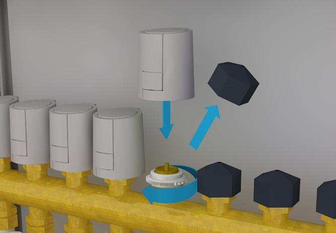 Zoneregeling vloerverwarming: overzicht draadloos 1 Draadloos CU-8ZONE-RF