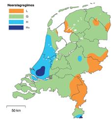 Nederland Kaarten Extreme neerslag: