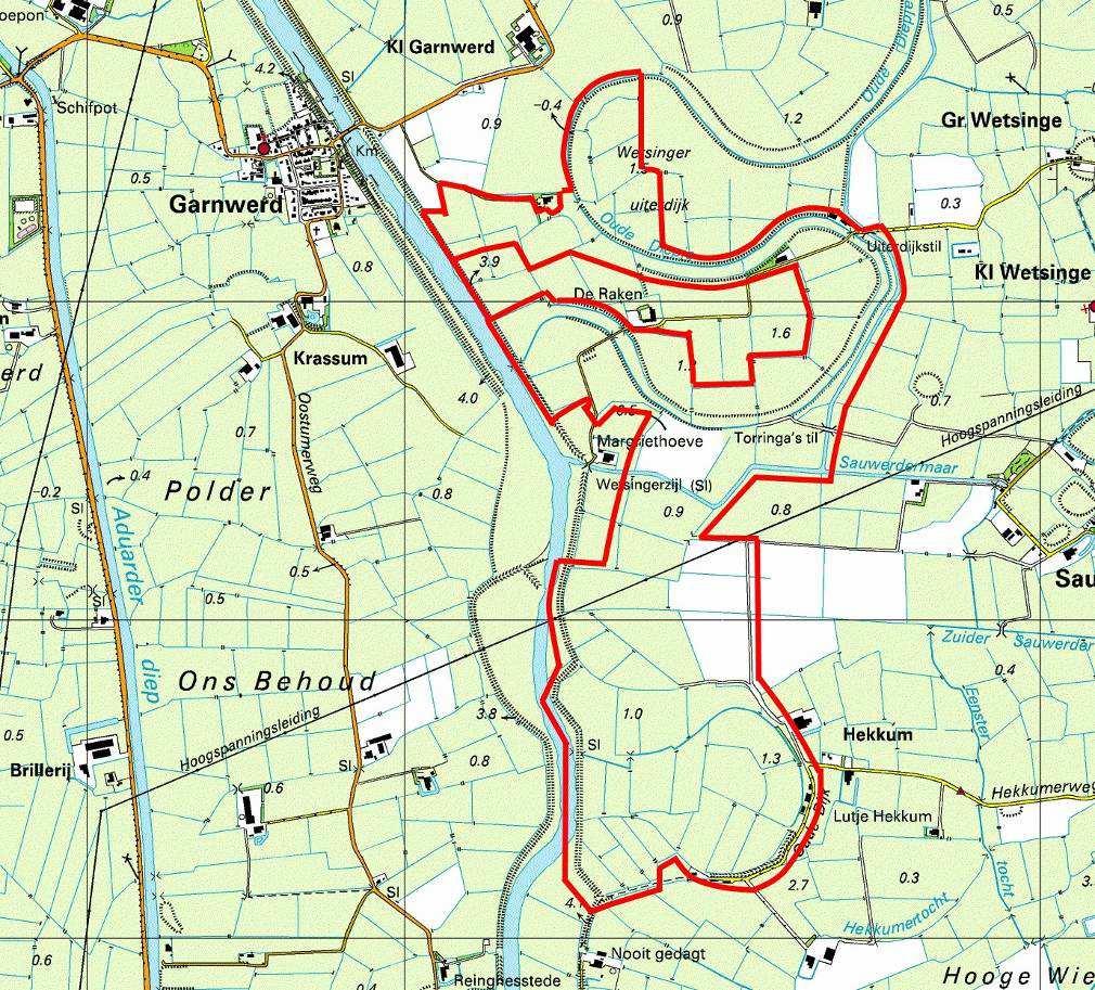 Reitdiep Midden, gemeente Een Archeologisch Bureauonderzoek Planvoornemen In opdracht van de Dienst Landelijk Gebied, vertegenwoordigd door dhr. H.