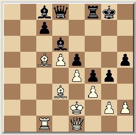 Ke3, h5 42. Pf5, b5 Hierna werd niet meer genoteerd, maar voor het hebben van een indruk, een mogelijk vervolg: 43. Pf4+, Kh7 44. Pxh5, b4 45. Pd4, Kg6 46. Pf4+, Kg7 47. Pd3, Lc8 48. h4, b3 49.