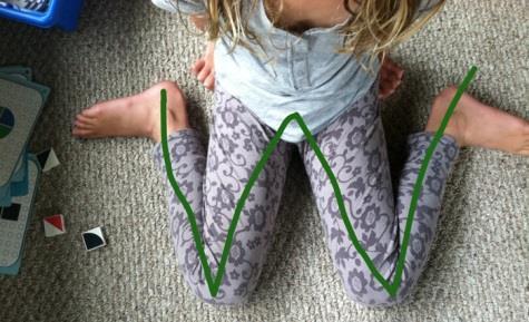 Daarom is het belangrijk de W-zit als ouder niet te stimuleren. Beter kan het kind in kleermakerszit zitten of lekker op je buik liggen als het op de grond speelt.