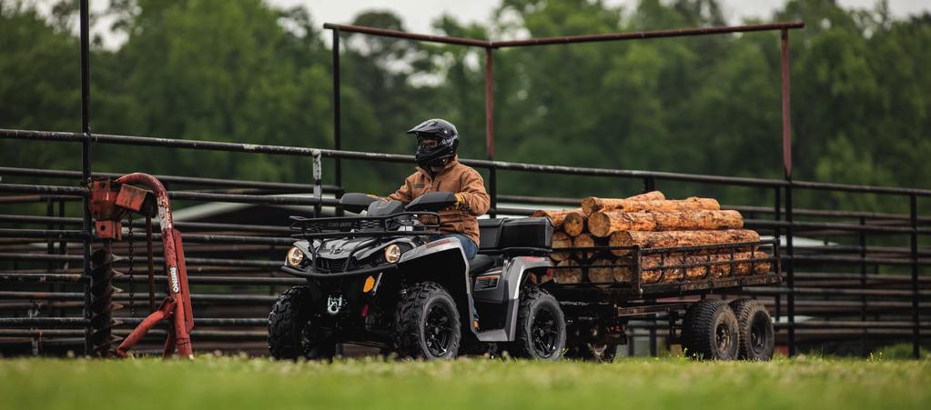 OUTLANDER 450 / 570 Afgebeeld: Outlander XT 570 PREMIUM CAN-AM-PRESTATIES. GUNSTIGE PRIJZEN.