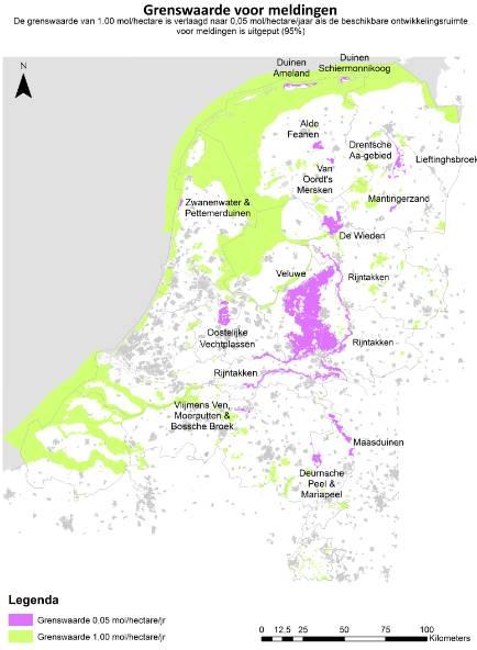 Natuurbeschermingswet 1998 - Programmatische Aanpak Stikstof (PAS) Melden of vergunningplicht? - Activiteit onder grenswaarde? Dan melden. - Activiteit boven grenswaarde? Vergunningplicht.