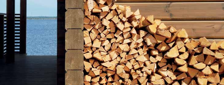 gevelbeschieting, gepotdekselde delen geschikt voor: logs, gezaagd en geschaafd hout, geïmpregneerd en thermisch gemodificeerd hout dient gekleurd te worden alvorens gebruik kleuren volgens de Valtti