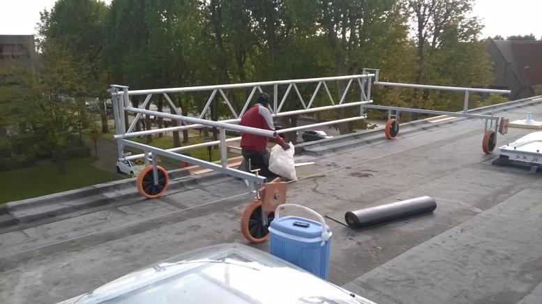 IDENTIFICATIE VAN HET PROJECT Benaming en adres van het project Dakwerken feestzaal Aalter Brug Beschrijving van de uit te voeren werken Zie omschrijving en meetstaat van de ontwerper Planning van