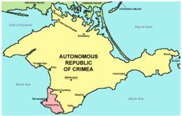 DOE EENS EEN GOOI PUZZEL De Krim De Krim is volgens de internationale gemeenschap onderdeel van Oekraïne, maar sinds 16 maart 2014 valt het schiereiland de-facto onder Russisch bestuur.