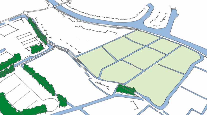 Locatie Winsum-Oost mogelijkheden voor individuele vraaggestuurde woonconcepten en collectief te ontwikkelen woonprogramma s; behoud van de karakteristieke blokverkaveling; openbare ruimte en groen