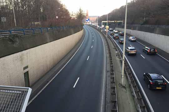 stenige uitstraling met rechts het huidige