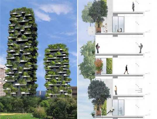 Groene steden Bosco Verticale Milaan Architect: Stefano Boeri Voordelen groene gevels EIGENSCHAP GROENE GEVEL: VOORDELEN: (Geluids)isolatie Bescherming tegen zon en regen Natuurlijke uitstraling