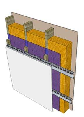 GEVELELEMENTEN : KENMERKEN Geïndustrialiseerd geproduceerd niet dragende houtskeletelementen (enkel wind) voor beton-of staalskelet structuur gemonteerd Thermische-, wind-, water-en