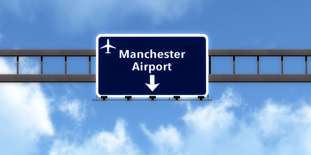 Routebeschrijving Vliegtuig Het dichtbij zijnde vliegveld is Manchester Airport (+/- 1u en 15 min). Hierop vliegen onder meer Flybe, KLM en EasyJet.