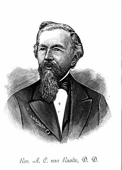 Bij de foto: Albertus Christiaan van Raalte (1811-1876) was een van de vaders van de Afscheiding van 1834 en leider van de migratie naar de Verenigde Staten. nr.