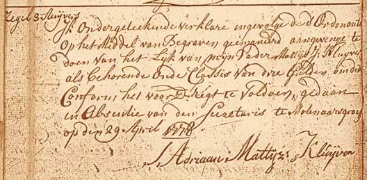 vóór 1741 is overleden. Dus was het de oudste zus van Adriaan, die getuige was bij de doop van haar broertje. Ze is dan inmiddels 21 jaar. Adriaan mag in leven blijven.