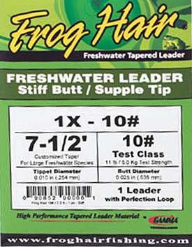 015 Frog Hair Leader Freshwater 9,5 ft Supple butt
