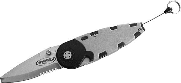 Korte intrekbare bladen RVS cutter Retractor 90 cm zoutwaterbestendig BTC 243 (Zwart) Long Blade Boomerang Snip.
