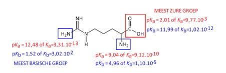 k a ' = [H ] 2 of Toegepast op glycine: 2 (pk a pk a ') (2, 35 9, 70) = 6,02 2 Naargelang de grootte van K a en K a ' kan de ph van