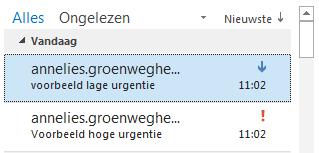 2 Ontvangst- en/of leesbevestiging Soms is het handig om te weten wanneer het e-mailbericht ontvangen en/of gelezen wordt, zodat je er zeker van bent dat de geadresseerde op de hoogte is van de