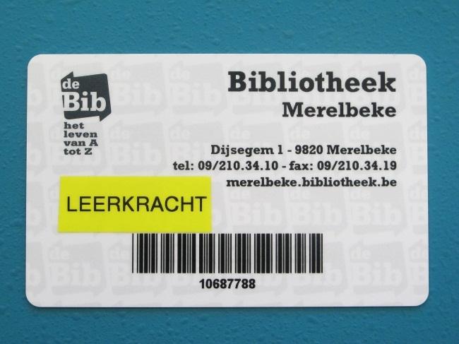 Leerkrachtenpasje extra voordelen voor leerkrachten doelgroep: leerkracht van het vijfde leerjaar aanbod van: bibliotheek Merelbeke kostprijs: gratis Elk schooljaar kan je als leerkracht/tijdelijke