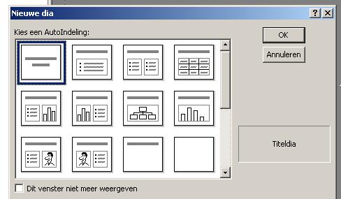 - Het onderstaande scherm verschijnt nu: Klik hierop en klik daarna op OK.