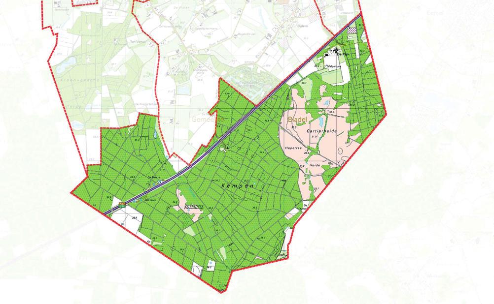 3.5 Kempische Grensbossen Karakteristiek Deelgebied de Kempische Grensbossen is in feite een voormalige Regionale Natuur en Landschapseenheid (RNLE).