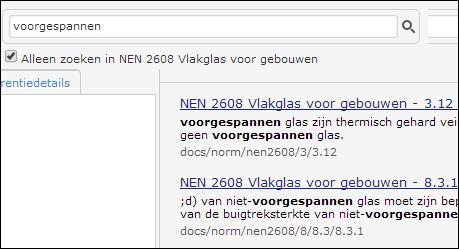 Een andere manier om te zoeken is door gebruik te maken van de zoekmogelijkheden van de browser.