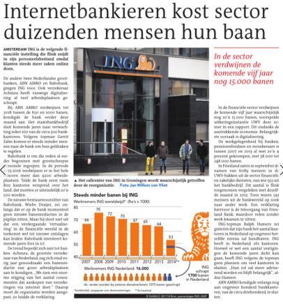 19 19 20 20 Bron: Dagblad van het Noorden, 26 november 2014