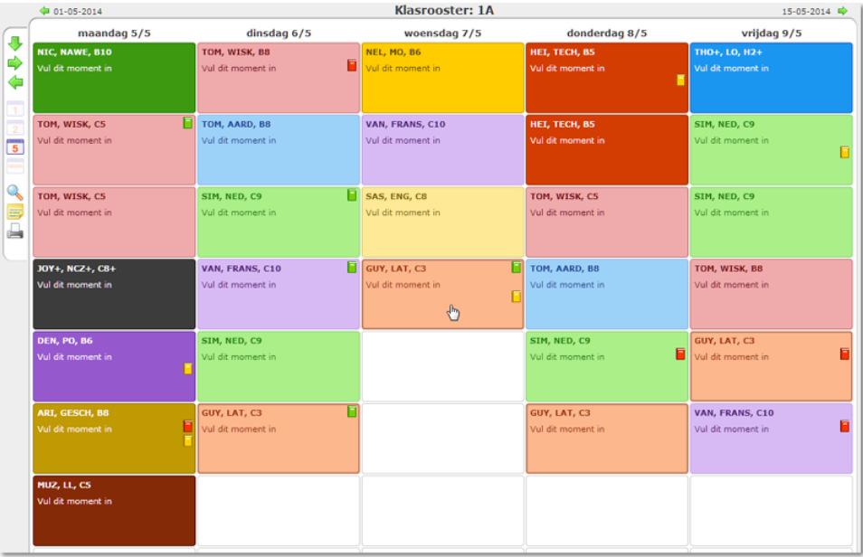 Via de datumkiezer gaat u meteen naar de gekozen dag of week. 5 