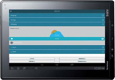 Visualisatie en besturingssoftware GFVS 3.0 66 GFVS 3.0 GFVS 3.0 is het programma voor het visualiseren en besturen van een Eltako Funk domotica systeem. GFVS 3.0 is inbegrepen bij de servers.