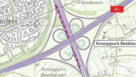 Omdat de verbindingsweg Zwolle-Deventer na aanpassing westelijker ligt dan in de huidige situatie, wordt de lus ten zuiden van de A1 tot aan de aansluiting op de A1 iets in westelijke richting