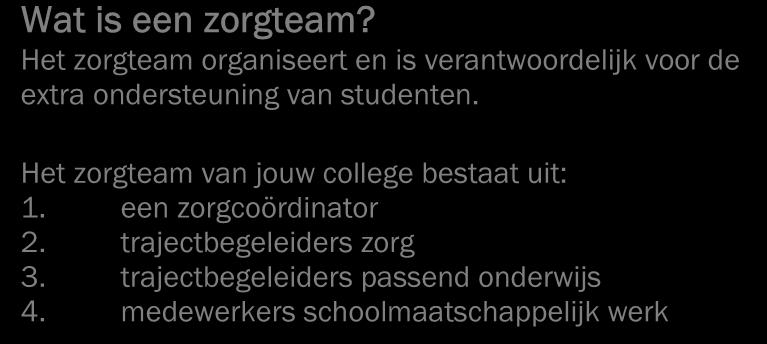 Wanneer jouw problemen een positief studieresultaat in de weg staan, kan je een beroep doen op de extra ondersteuning.