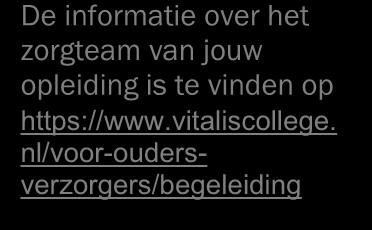 De extra ondersteuning vindt plaats tijdens verschillende momenten in de opleiding; wij spreken over instroombegeleiding, voortgangsbegeleiding, doorstroombegeleiding en de uitstroombegeleiding.